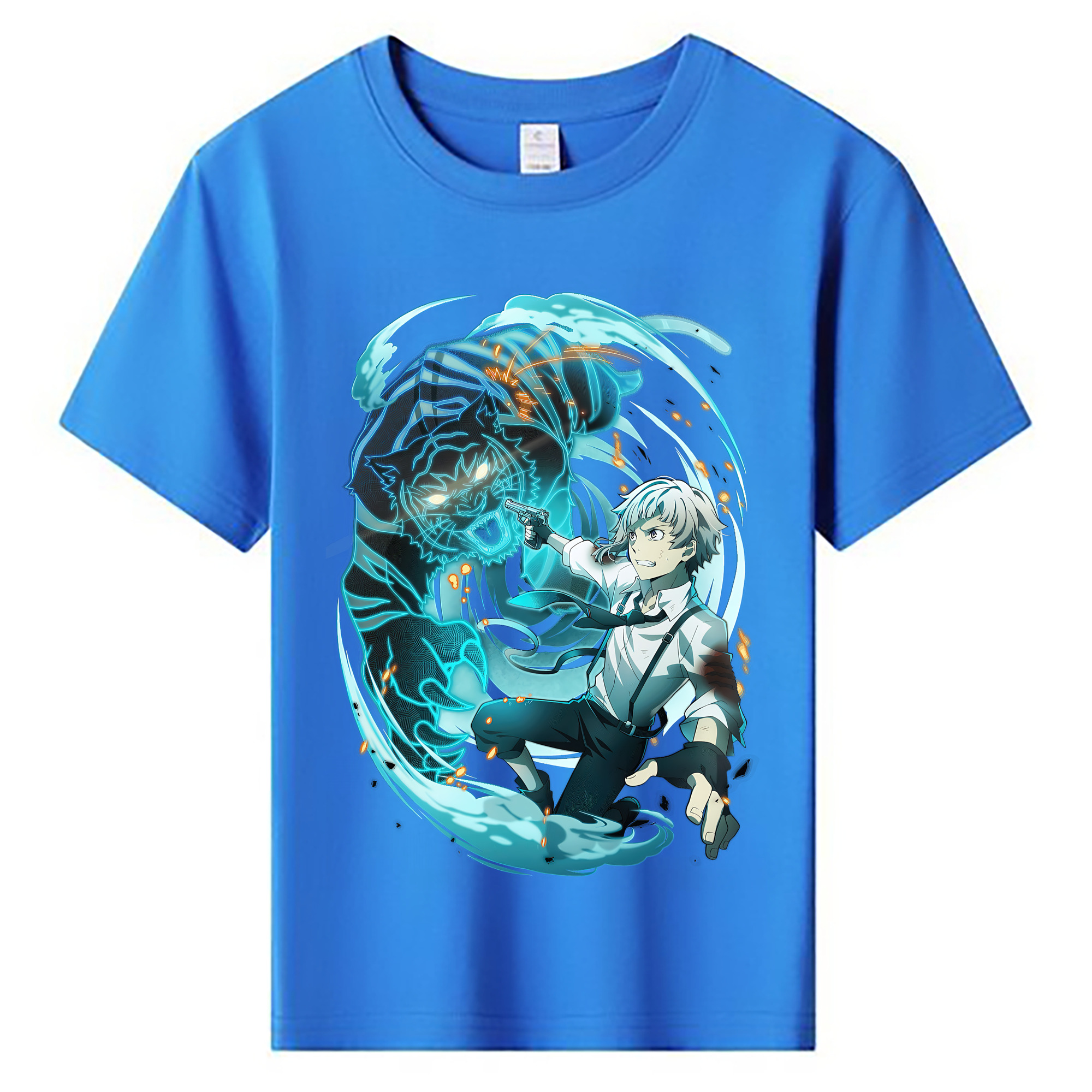（画像用） 文豪ストレイドッグス Bungo Stray Dogs 綿100％キッズTシャツ（フロントプリント）